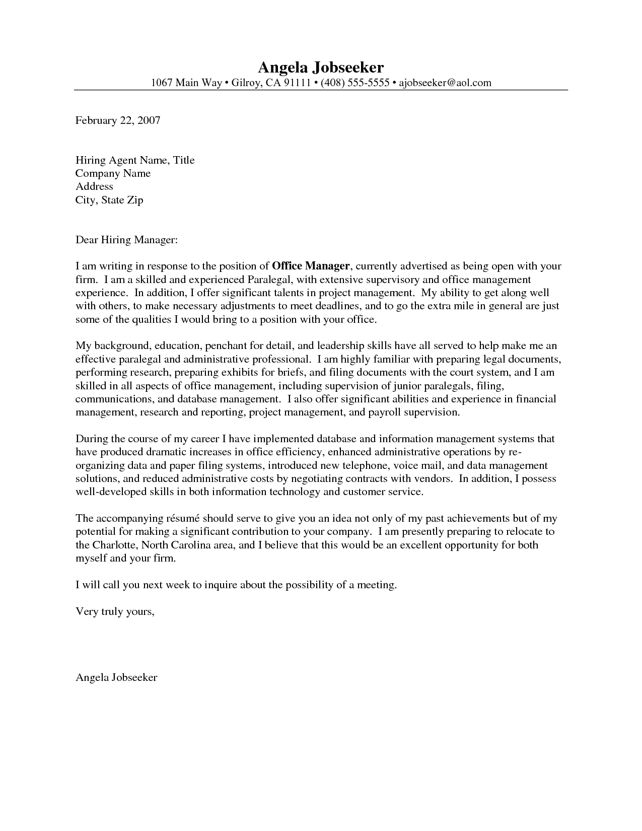 Cover Letter Template Harvard  