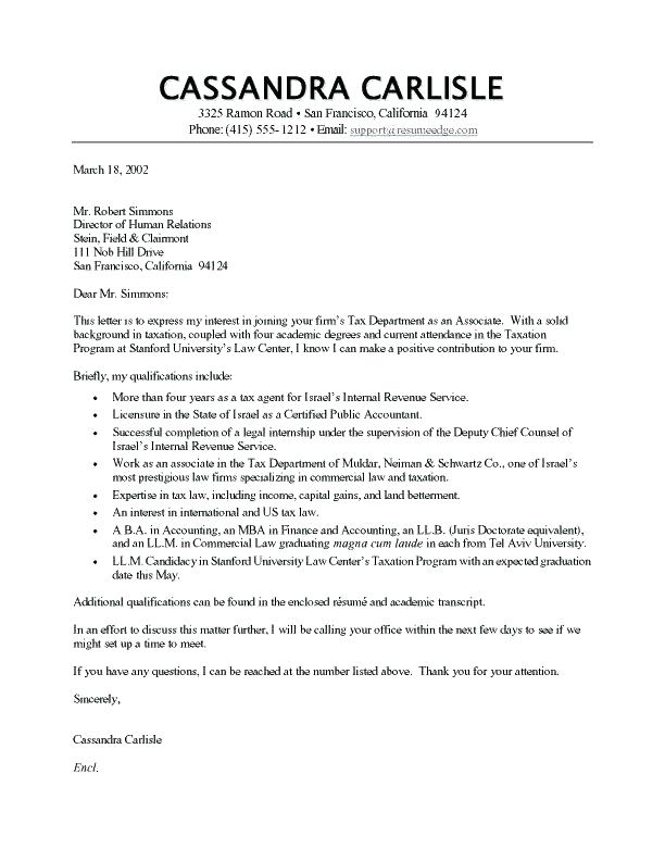 Cover Letter Template My Perfect Resume  