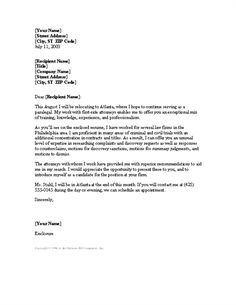 Cover Letter Template Paralegal  