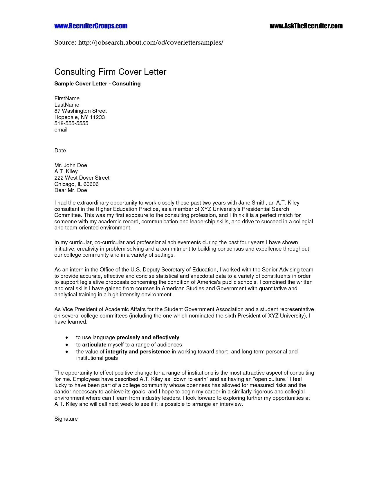 Cover Letter Template Copy And Paste 