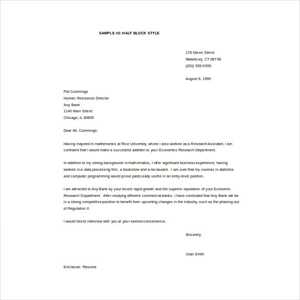 Picture Of Cover Letter Template 