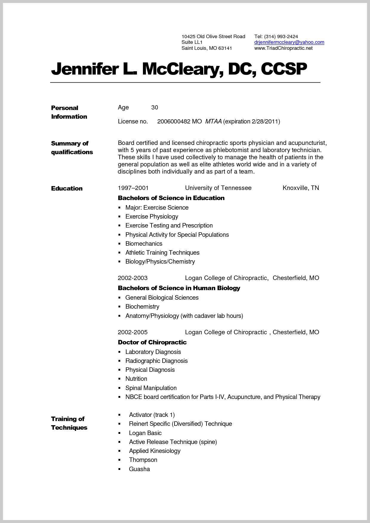 Cv Template For 50 Year Old 