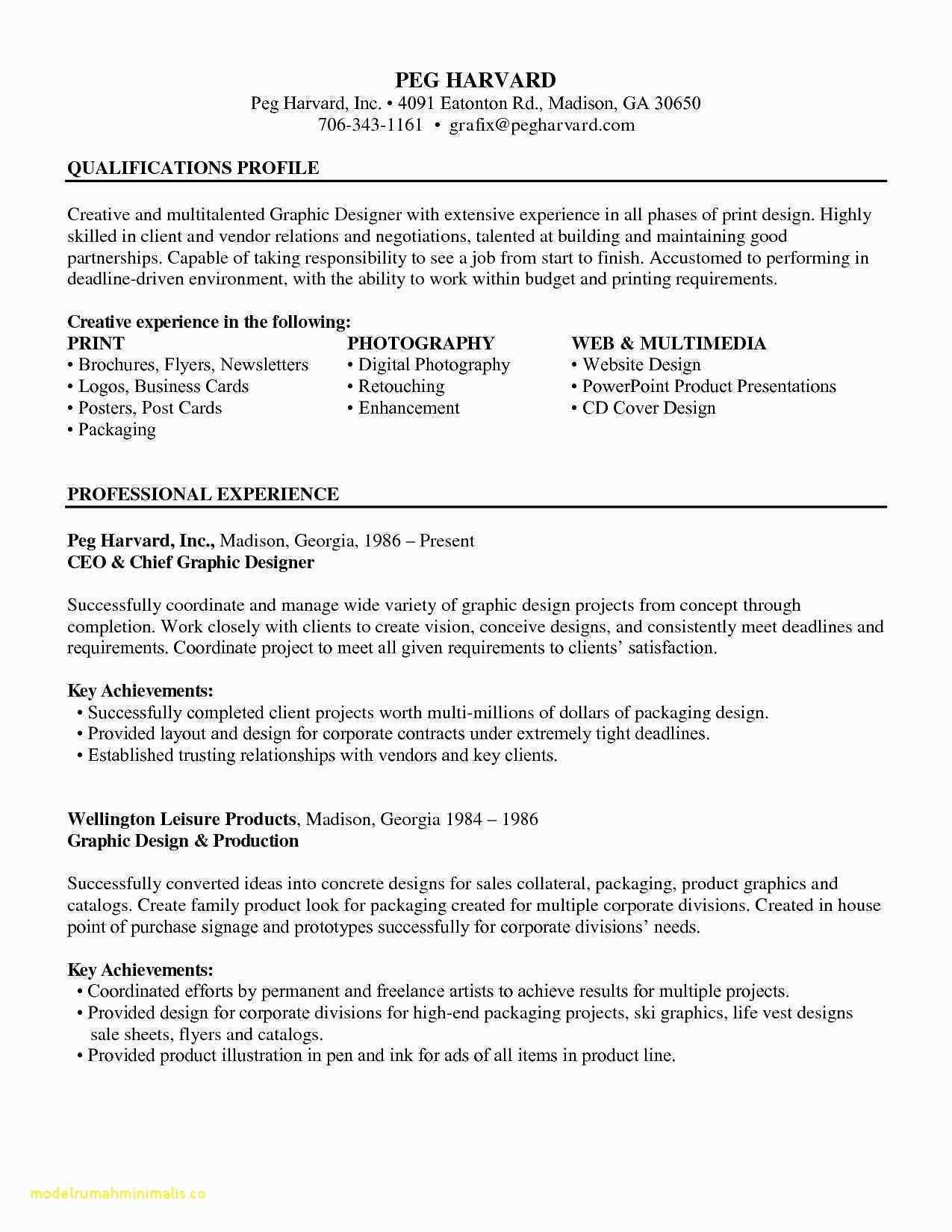 Cv Template Harvard Resume Format