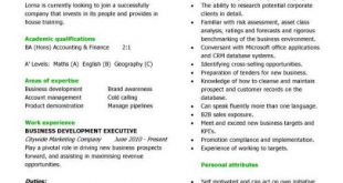 Cv Template Qualifications 