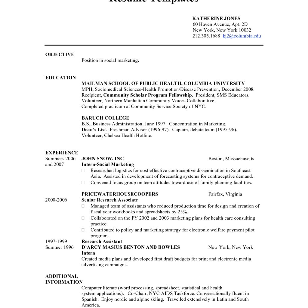 Cover Letter Template Teenager 