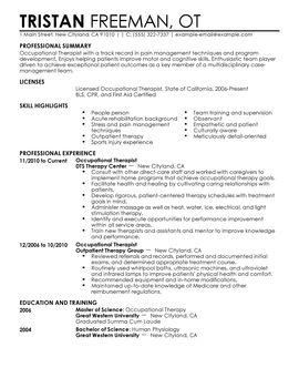 Resume Format Healthcare 