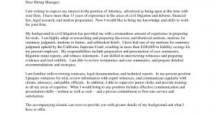 Cover Letter Template Law Firm 