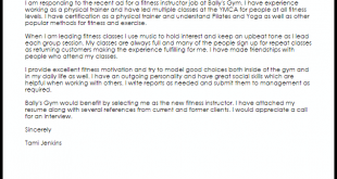 Cover Letter Template Ymca  