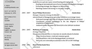 Resume Format 7 Years Experience 