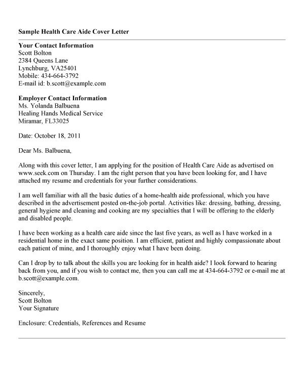 Cover Letter Template Queensland Health 
