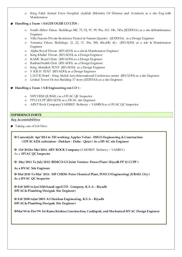 Resume Format For 4Th Engineer 