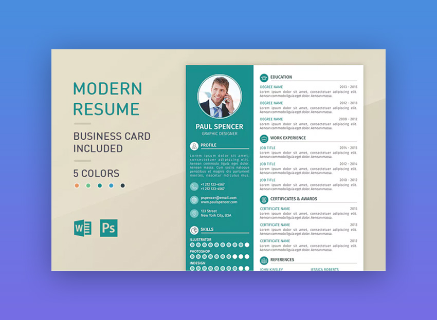 Resume Format Modern 
