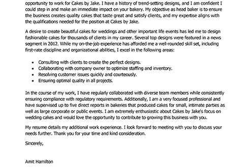 Cover Letter Template Livecareer  