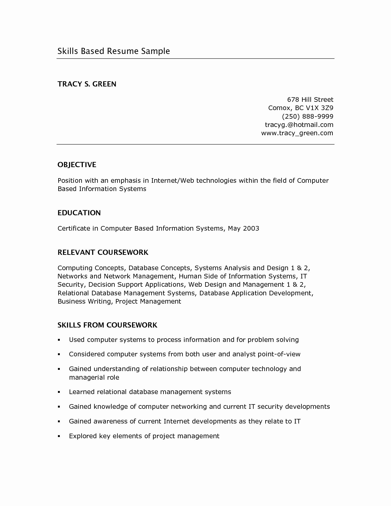 Cv Template Youth Central 