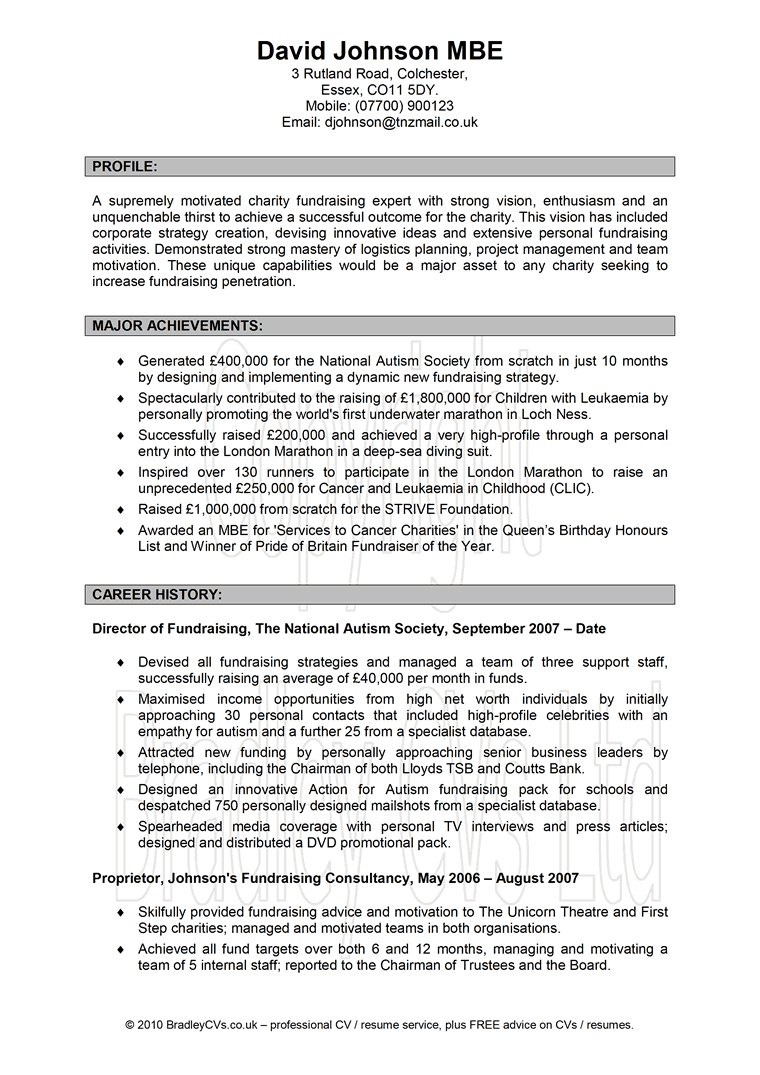 Cv Template 6Th Form Student  