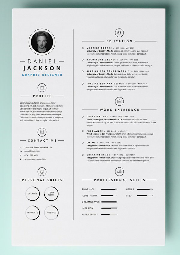 Cv Template For Pages  
